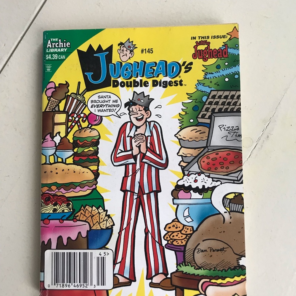 Jughead's Double Digest Comic Book #145 - Red & White Cover